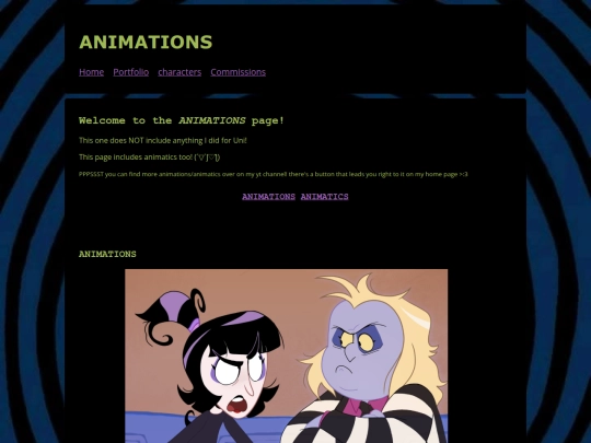 animations screenshot