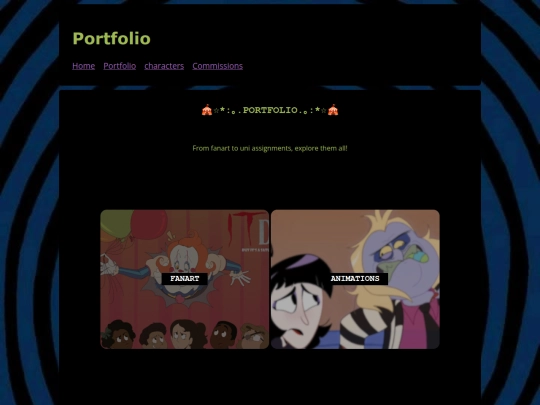 portfolio screenshot