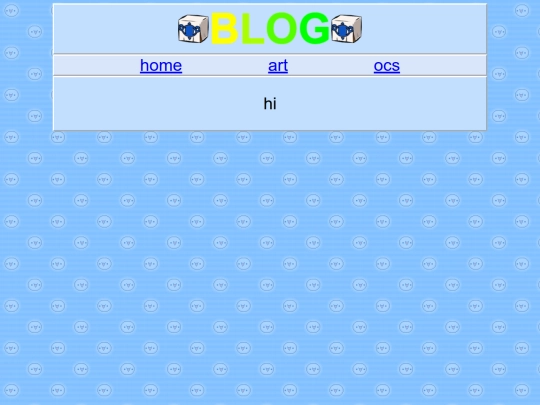 blog screenshot