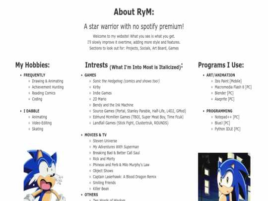index screenshot