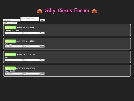 forum screenshot