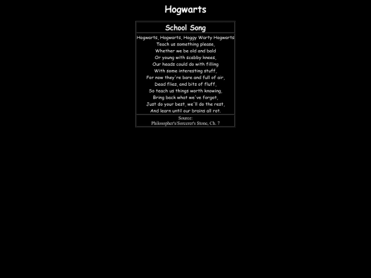 Hogwarts screenshot