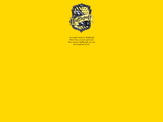 Hufflepuff screenshot