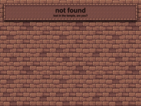 not_found screenshot