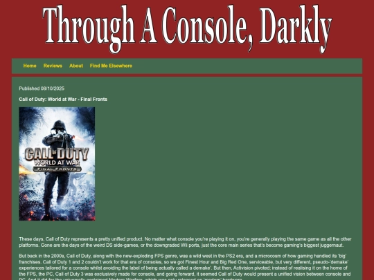 Reviews/codfinalfronts screenshot