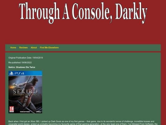 Reviews/sekiro screenshot