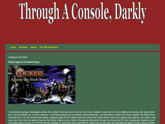 Reviews/skald screenshot