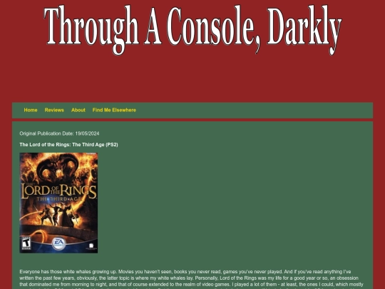 Reviews/thethirdage screenshot
