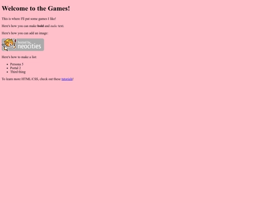 VideoGames screenshot