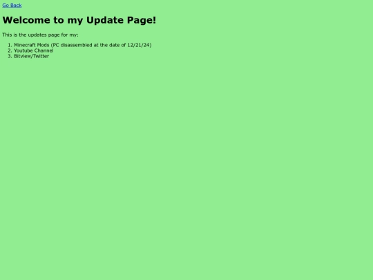 updates screenshot