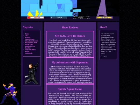 Shows screenshot