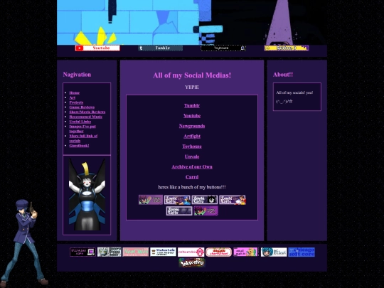 socials screenshot