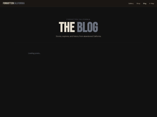 blog screenshot