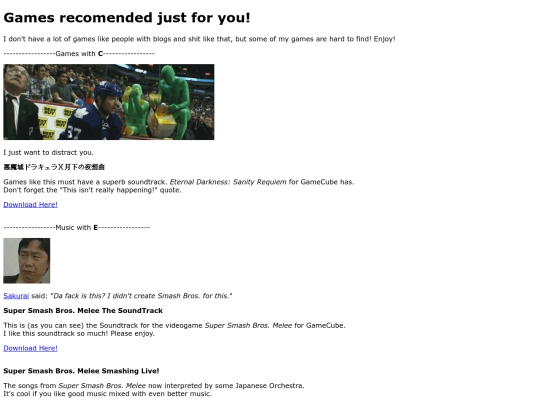 pages/games screenshot