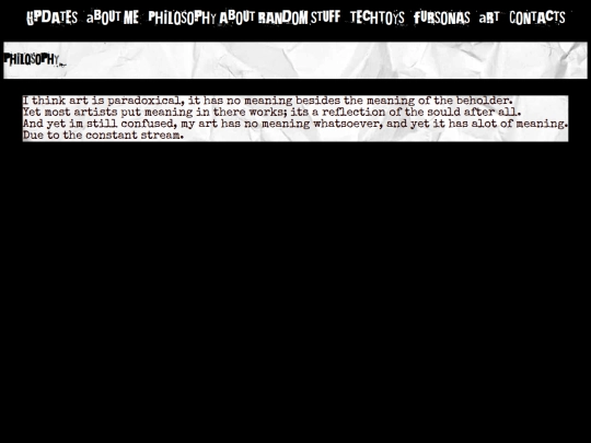 websites/philosophynrandom screenshot
