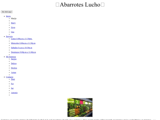 html/paginaweb screenshot