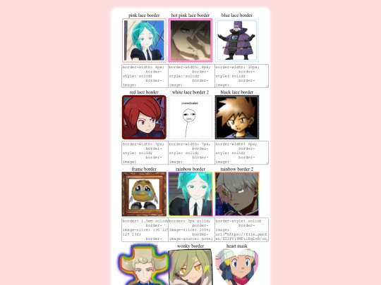border screenshot