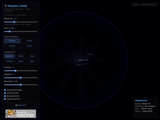 messier45 screenshot