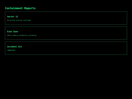reports screenshot