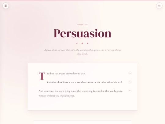 prosies/prose-01 screenshot