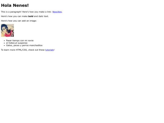 index screenshot