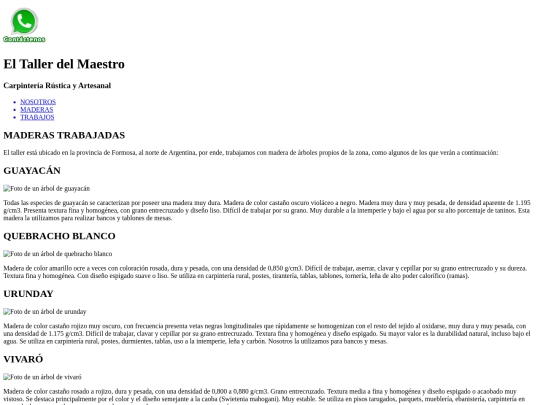 maderas screenshot