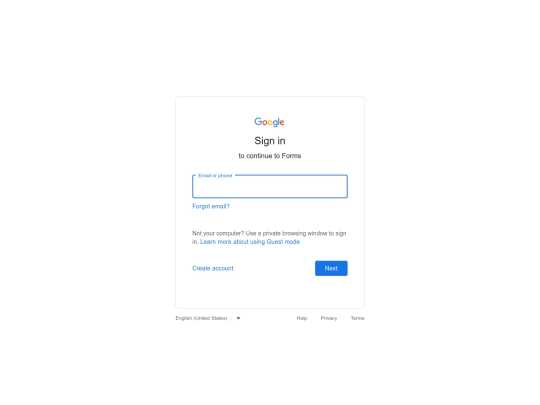 survey screenshot
