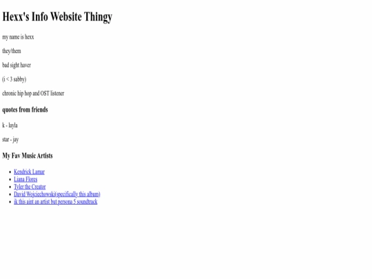 index screenshot
