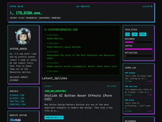 index screenshot