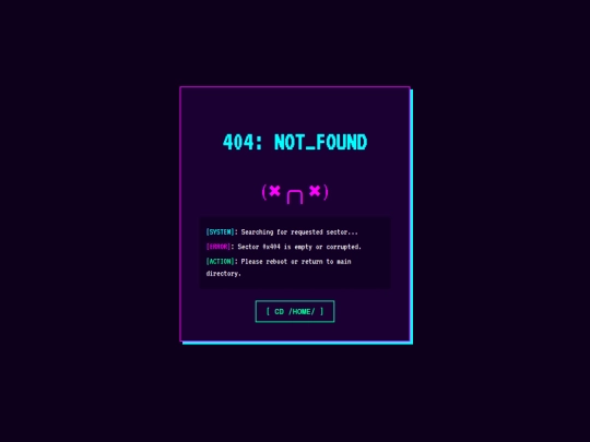 not_found screenshot