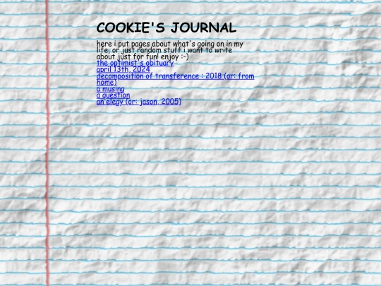 journal screenshot