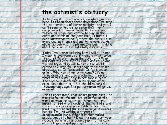 journals/optimist screenshot