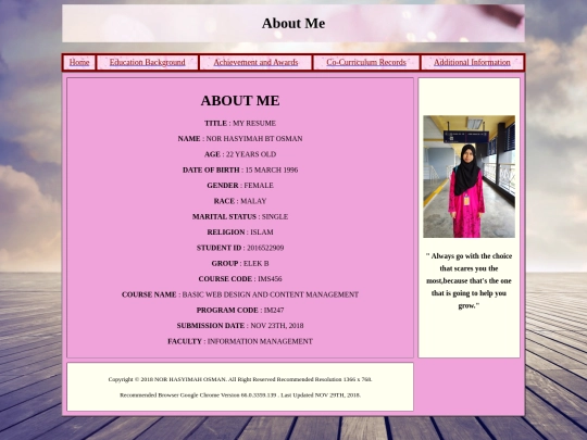 index screenshot