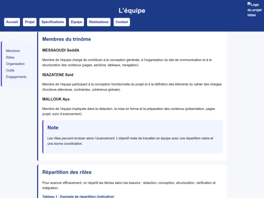 equipe screenshot