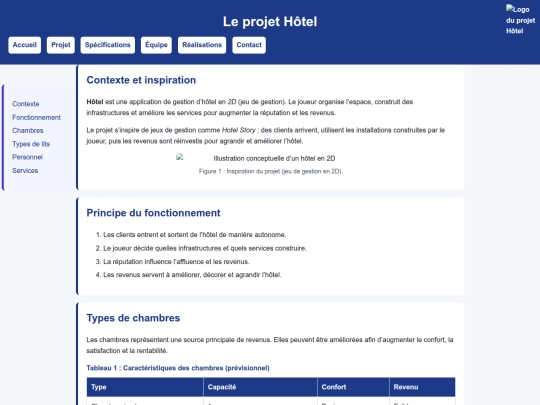 projet screenshot