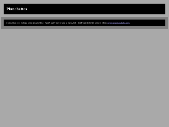 mars/terminal/planchettes screenshot