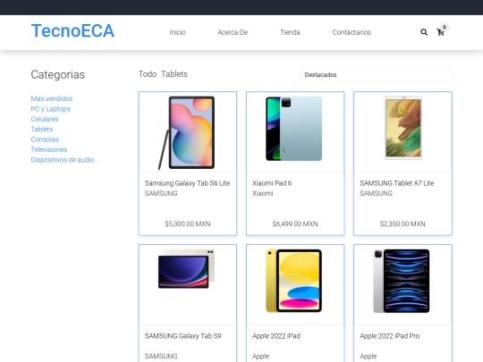 shoptablet screenshot