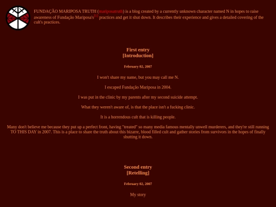 blogs/mariposatruth screenshot
