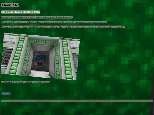 aboutpage screenshot