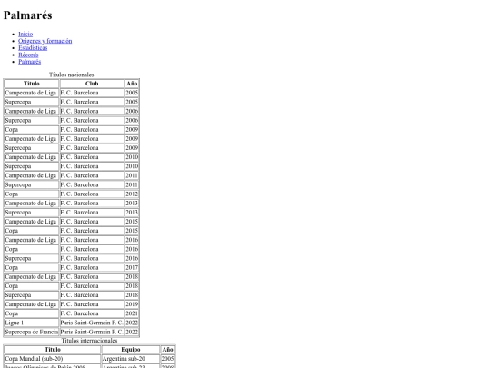 final/palmares screenshot