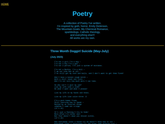 poems screenshot