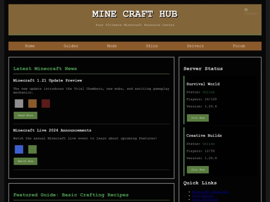 index screenshot