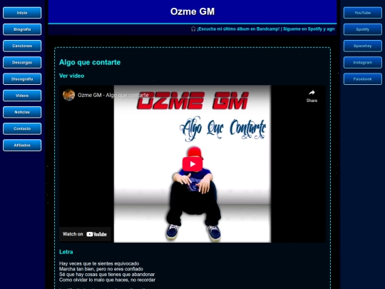 canciones/algoquecontarte screenshot