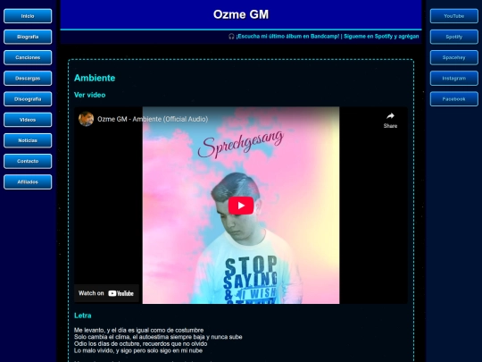 canciones/ambiente screenshot