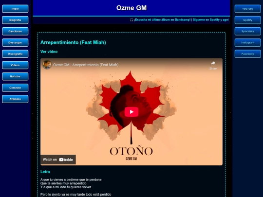 canciones/arrepentimiento screenshot