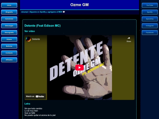 canciones/detente screenshot