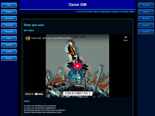canciones/dimequesera screenshot