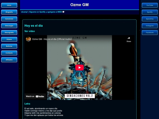 canciones/hoyeseldia screenshot