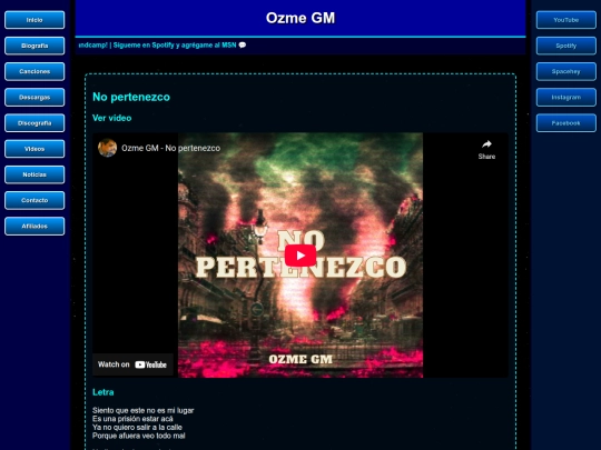canciones/nopertenezco screenshot