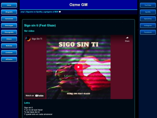 canciones/sigosinti screenshot